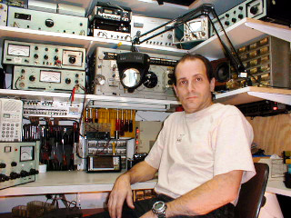 Alan Fierstein in his shop